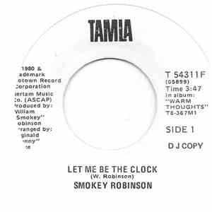 Smokey Robinson - Let Me Be The Clock download free
