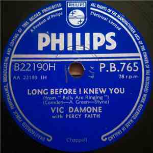 Vic Damone With Percy Faith - Long Before I Knew You / In The Eyes Of The World download free